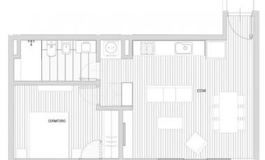 Departamento a estrenar 2 ambientes en venta udaondo al 700