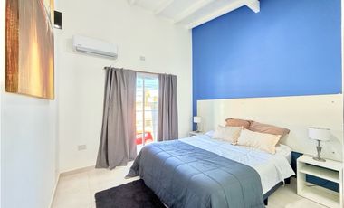 departamento a estrenar 2 ambientes en venta en lujan centro con patio y cochera