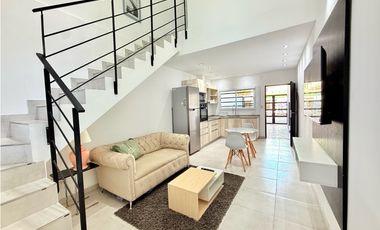 departamento a estrenar 2 ambientes en venta en lujan centro con patio y cochera