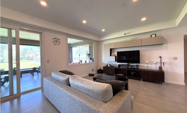 casa en venta de 3 ambientes con pileta y fondo a espacio verde en haras san pablo UF  118