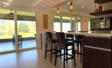 casa en venta de 3 ambientes con pileta y fondo a espacio verde en haras san pablo UF  118