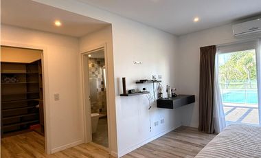 casa en venta de 3 ambientes con pileta y fondo a espacio verde en haras san pablo UF  118