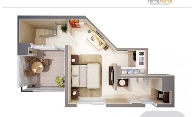 Departamento 1 Dor Terraforte Espectacular Duplex Piso 17 y 18