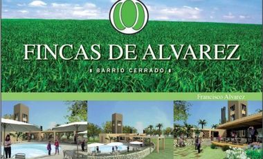LOTE A LA VENTA EN FINCAS DE ALVAREZ