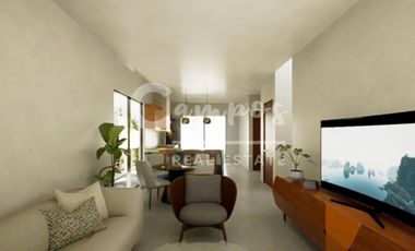 Casa de dos pisos y 3 recamaras en Zona Conkal  Preventa enero 2027