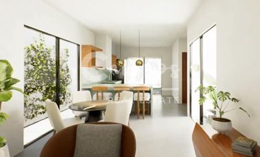 Casa de dos pisos y 3 recamaras en Zona Conkal  Preventa enero 2027