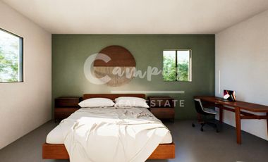 Casa de dos pisos y 3 recamaras en Zona Conkal  Preventa enero 2027