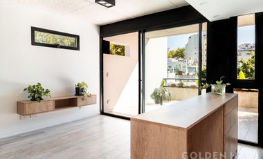 Departamento Monoambiente en venta en Palermo con balcón aterrazado y parrilla propia