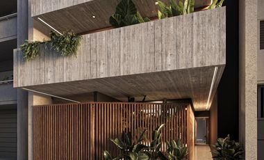 Departamento Monoambiente en venta en Palermo con balcón aterrazado y parrilla propia