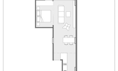 Departamento Monoambiente en venta en Palermo con balcón aterrazado y parrilla propia