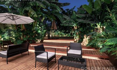 Departamento Monoambiente en venta en Palermo con balcón aterrazado y parrilla propia