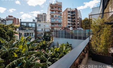 Departamento Monoambiente en venta en Palermo con balcón aterrazado y parrilla propia