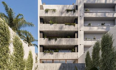 Departamento Monoambiente en venta en Palermo con balcón aterrazado y parrilla propia