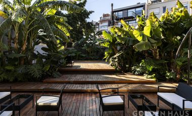 Departamento Monoambiente en venta en Palermo con balcón aterrazado y parrilla propia