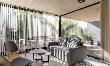 Departamento Monoambiente en venta en Palermo con balcón aterrazado y parrilla propia