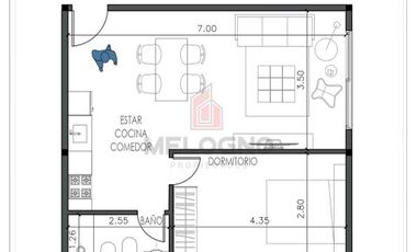 Departamento en Pozo. Madiba XIV. 