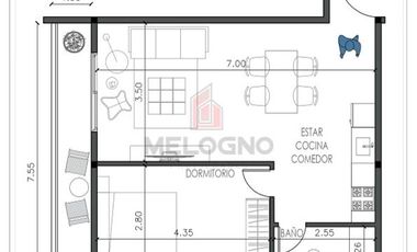 Departamento en Pozo. Madiba XIV. 