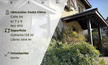 Amplia casa financiada en Costa Chica