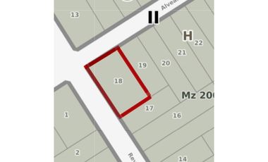 Terreno 522m2 esquina