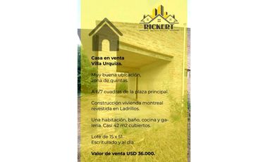 VENTA CASA QUINTA VILLA URQUIZA