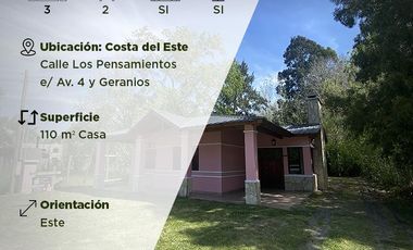 Casa de 4 ambientes en Costa del Este