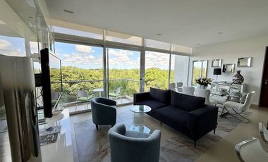 Se renta departamento amueblado y con acción en Anthea, Yucatán Country Club