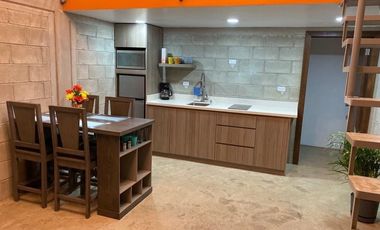 Loft en renta totalmente amueblado !