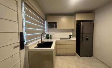 DEPARTAMENTO ABUEBLADO EN RENTA - JARDINES DEL BOSQUE