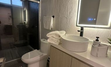 DEPARTAMENTO ABUEBLADO EN RENTA - JARDINES DEL BOSQUE