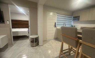 DEPARTAMENTO ABUEBLADO EN RENTA - JARDINES DEL BOSQUE