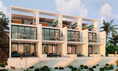 Casa en venta frente al mar, playa San Benito, Yucatán