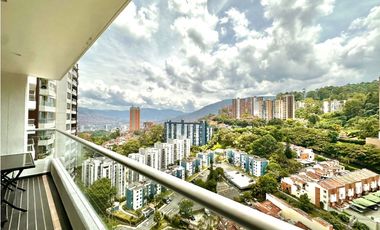 Apartamento moderno para la renta amoblada en la loma del indio