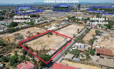 Terreno en venta en Huentitán Guadalajara 4,030 m² para desarrollo vertical.