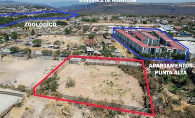 Terreno en venta en Huentitán Guadalajara 4,030 m² para desarrollo vertical.