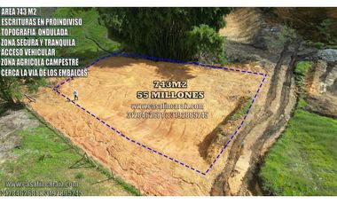 Lote Económico en Marinilla | Sector Chochomayo | $55 milones