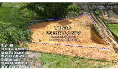 Lote Económico en Marinilla | Sector Chochomayo | $55 milones