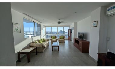 En renta departamento con vista al mar en Manta