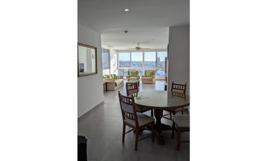 En renta departamento con vista al mar en Manta