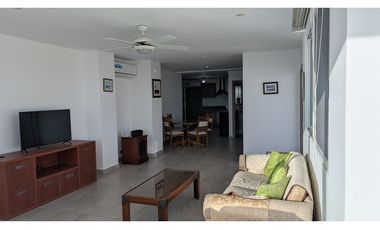 En renta departamento con vista al mar en Manta