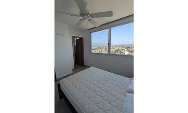 En renta departamento con vista al mar en Manta