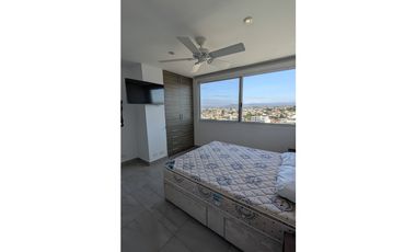 En renta departamento con vista al mar en Manta