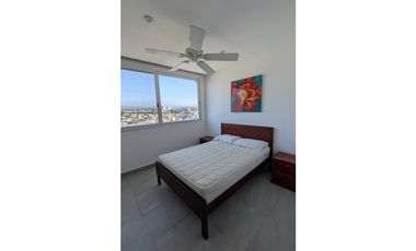 En renta departamento con vista al mar en Manta