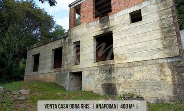 Venta Casa Anapoima Conjunto Cerrado en Obra Gris