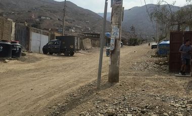 Se vende terreno en Jicamarca anexo 22 sector el Valle