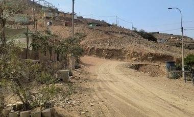 Se vende terreno en Jicamarca anexo 22 sector el Valle