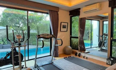 pool villa in blue lagoon