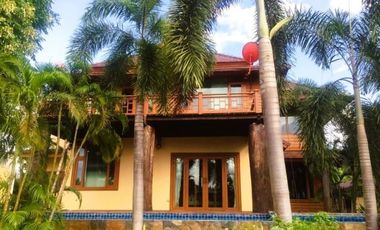 Two-Storeys Golden Teak Wood