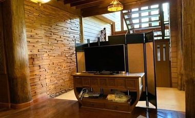 Two-Storeys Golden Teak Wood