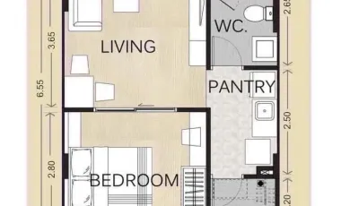 1 Bedroom Condo for rent at At Tree Condo