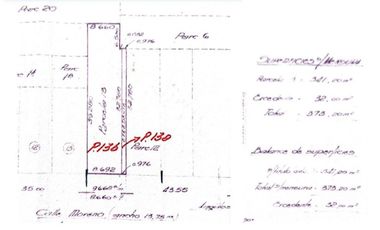 VTA DOBLE LOTE 18m frente SAN MARTIN CENTRO 655m2